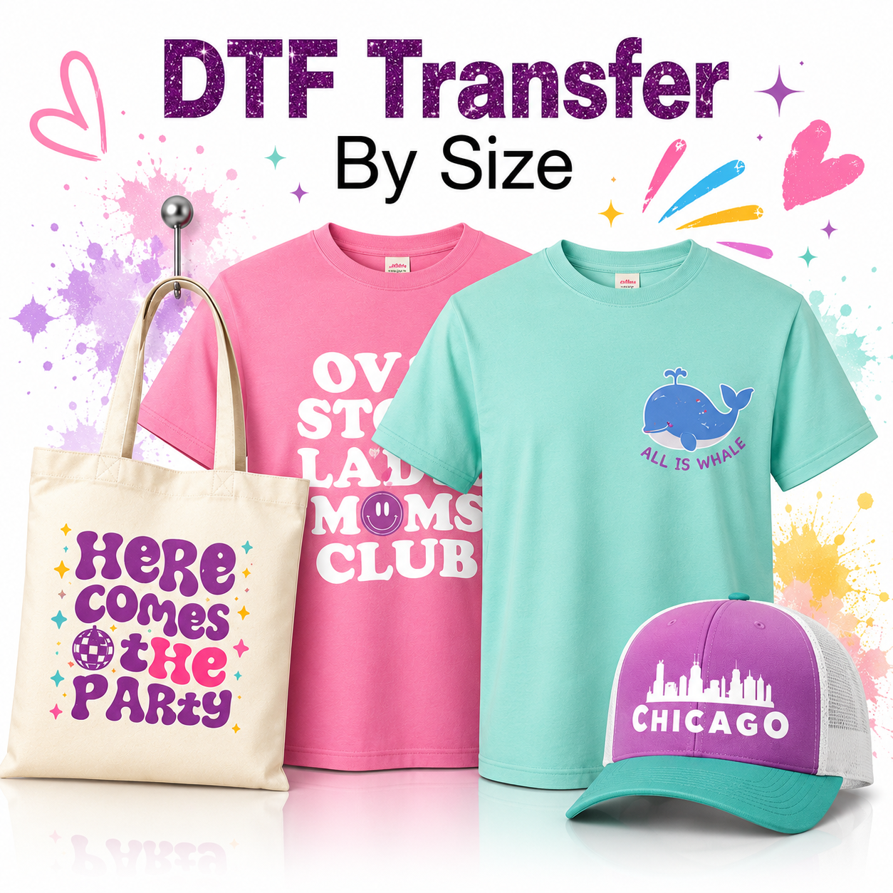 DTF Transfers By Size